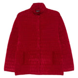 Emporio Armani Red High Neck Jacket