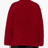 Emporio Armani Red High Neck Jacket