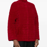 Emporio Armani Red High Neck Jacket