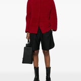 Emporio Armani Red High Neck Jacket