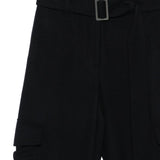 Emporio Armani Midnight Blue Buckled Trousers