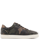 Christian Louboutin Sneakers Brown Camouflage Studs