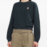 Maison Kitsuné Fox-embroidered sweatshirt