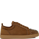 Christian Louboutin Reddish Brown Sneakers Lacing Up