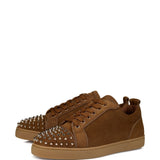 Christian Louboutin Reddish Brown Sneakers Lacing Up