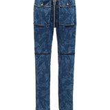 Dsquared2 Indigo Front Button Jeans With Drawstring
