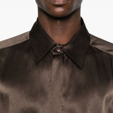 Emporio Armani Shirts Brown
