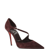 Christian Louboutin Bordeaux Pointed Toe Stiletto Pumps