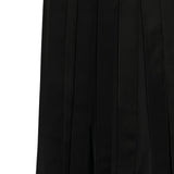 Emporio Armani Black Panelled Pleated Skirt