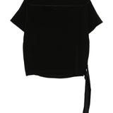 Emporio Armani Black Strap Detail Sweaters