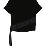 Emporio Armani Black Strap Detail Sweaters