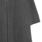 Emporio Armani Grey Two Way Zip Coat