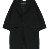 Maison Margiela Four stitch-logo quilted coat