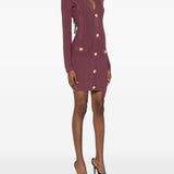 Balmain Dresses Purple
