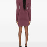 Balmain Dresses Purple