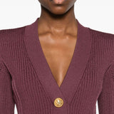 Balmain Dresses Purple