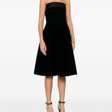 Emporio Armani Black Strapless Mini Dress