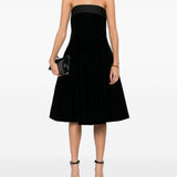 Emporio Armani Black Strapless Mini Dress