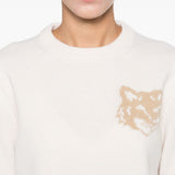Maison Kitsuné Fox Head Intarsia Merino Jumper