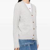 Maison Kitsuné Light Grey Fox Cardigan