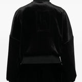 Emporio Armani Black Exquisite Quilted Bomber Jacket
