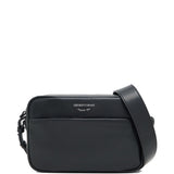 Emporio Armani Black Messenger Bag External Pocket