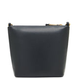 Emporio Armani Black GenuineLeather Chain Strap Satchel