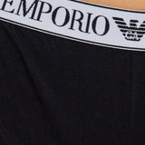 Emporio Armani Black Long Sleeve Embroidered Underwear