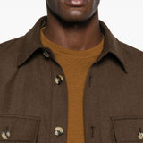 Jacob Cohen Brownstone Shirt Jacket Button Frontline
