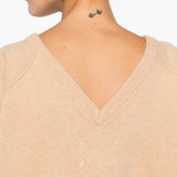 Maison Margiela Beige Extrafine Crewneck Sweater