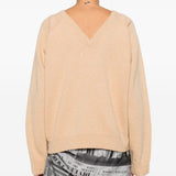 Maison Margiela Beige Extrafine Crewneck Sweater