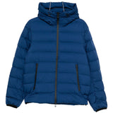 Emporio Armani DeepRoyalBlueShade Hooded Front Zip Coat