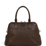 Maison Margiela Brown Signature Numbers Handbag Front Zip