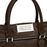 Maison Margiela Brown Signature Numbers Handbag Front Zip