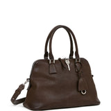 Maison Margiela Brown Signature Numbers Handbag Front Zip