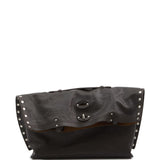 Zanellato Espresso Brown Twist Lock Handbag