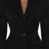 Givenchy Black Front Button Fastening Jacket