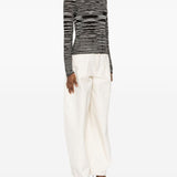 Missoni Brown Handwoven Striped Sweater