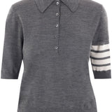 Thom Browne T-shirts and Polos Grey
