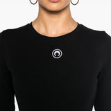 Marine Serre Crescent Moon-embroidered mini dress