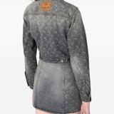 Marine Serre Dark Grey Moon Jacket