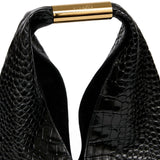 MM6 Maison Margiela Black Croco Bag