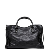 Balenciaga Black City Handbag