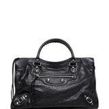 Balenciaga Black City Handbag