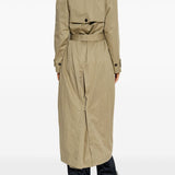 Balenciaga Beige Double Breasted Trench Coat