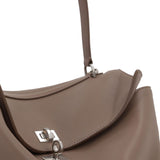 Balenciaga Dove Grey Curved Topline Bag