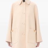 Valentino Beige V Shaped Gold Coat