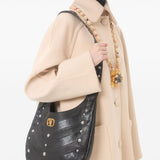 Valentino Beige V Shaped Gold Coat