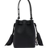 Valentino Garavani Black Alluring Tassel Shoulder Bag