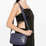 Emporio Armani Purple Crossbody Bag